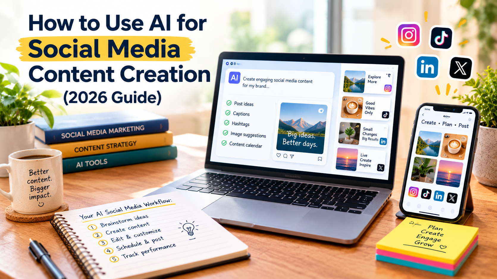 How to Use AI for Social Media Content Creation (2026 Guide)